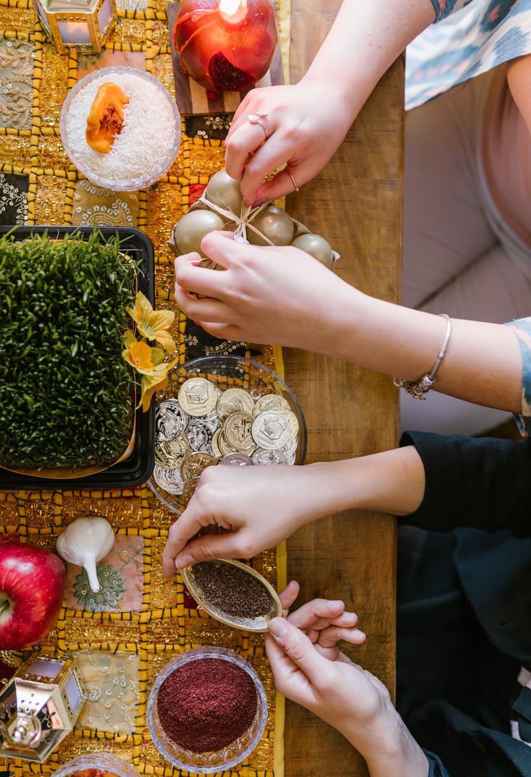 Haft Seen Table, Nowruz