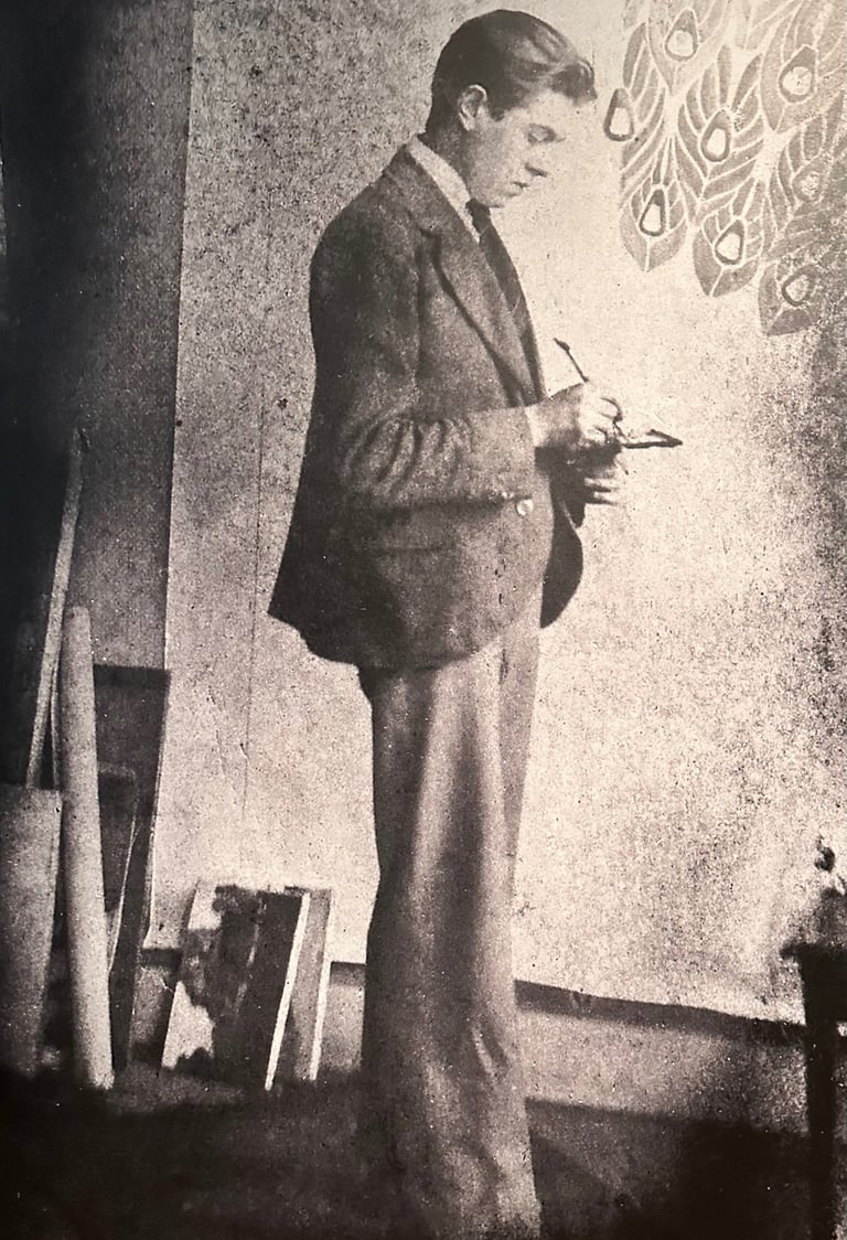 Magritte at the Royal Academy of Fine Arts, Brussels 1917 @16mag