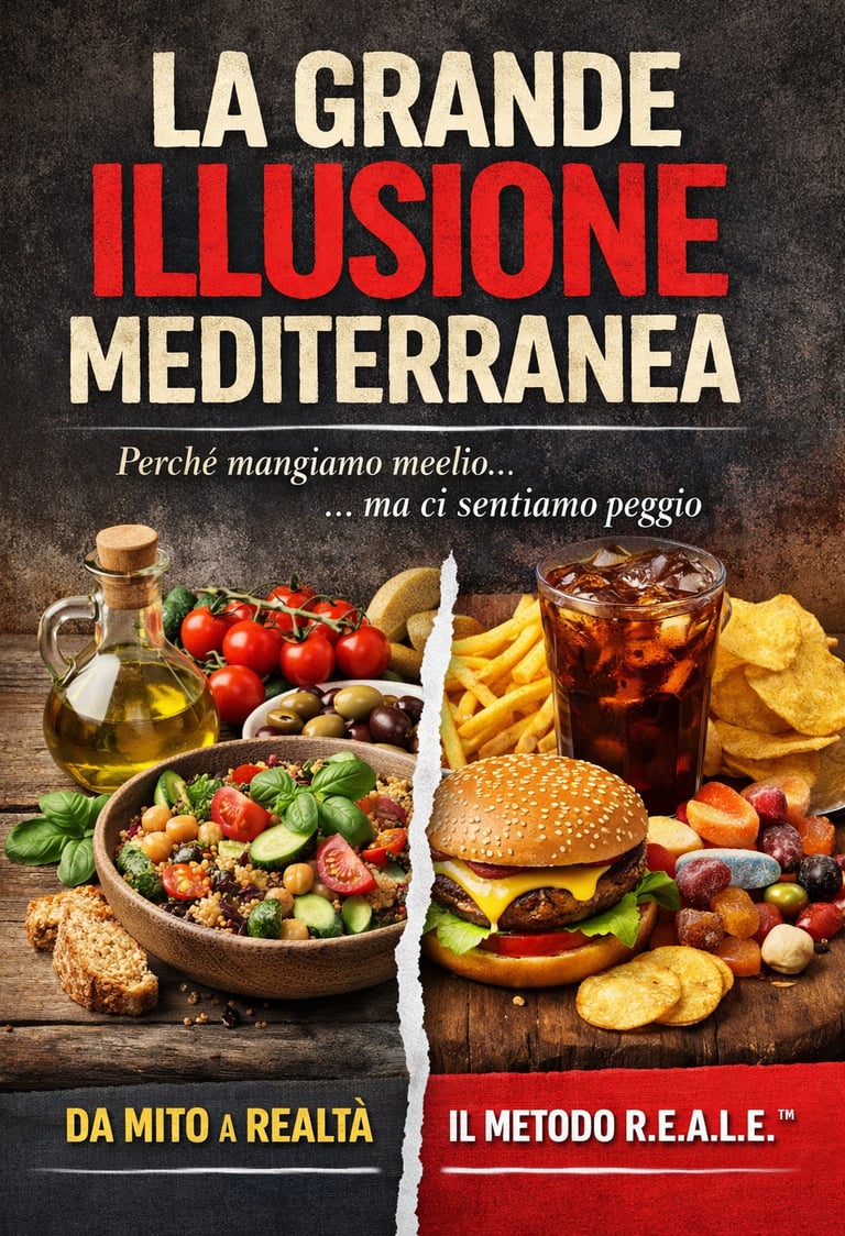 Inchiesta rigorosa su dieta mediterranea, ultra-processati e infiammazione. Scopri il Metodo R.E.A.L
