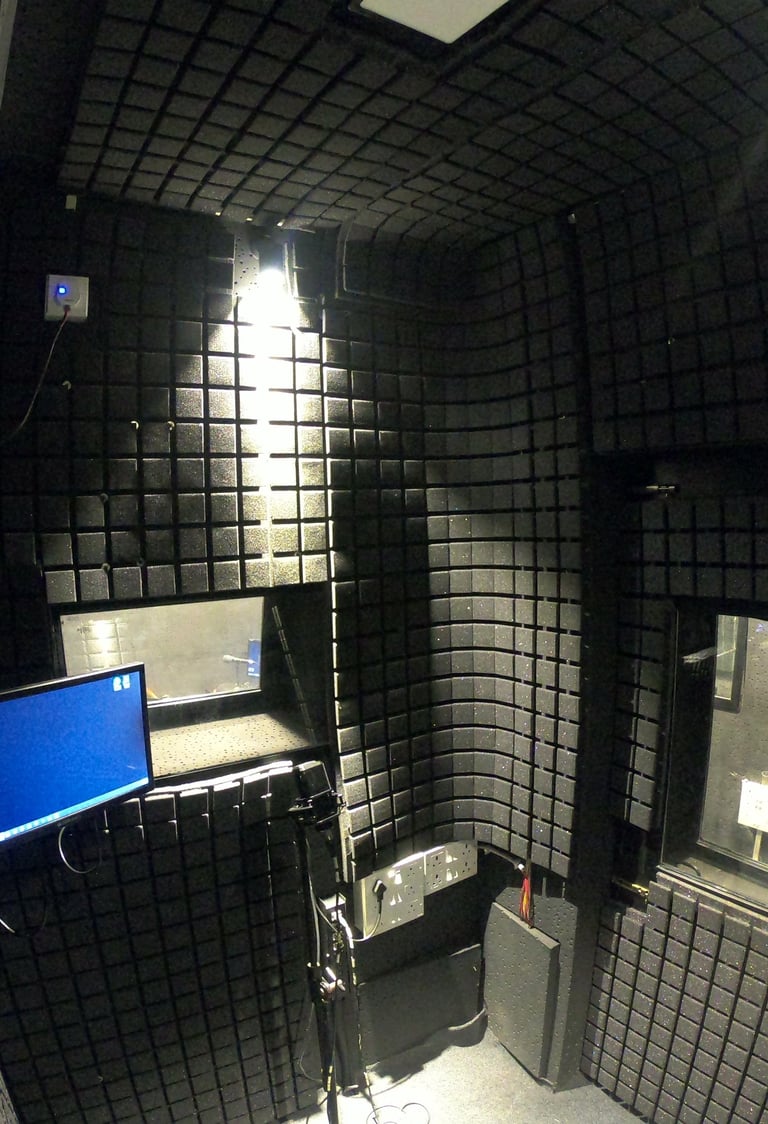 Dubbing room - Dead room - No reflections - Sound proof room- Accoustic Treatment 