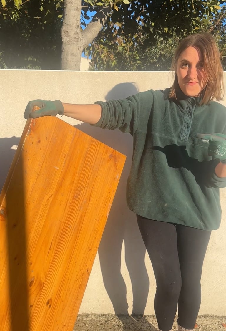 je fabrique ma prore table naga