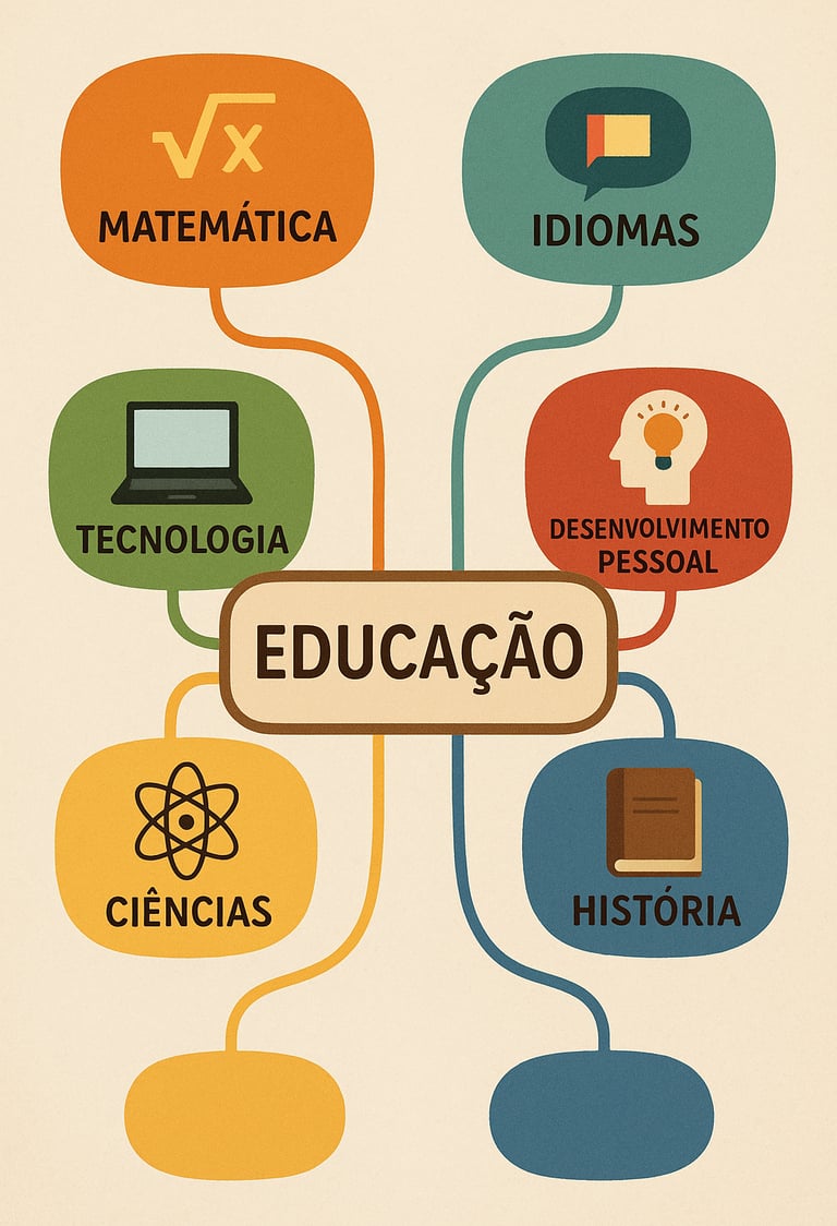 Infográfico-mapa-mental-colorido-mostrando-diferentes-áreas-educacionais