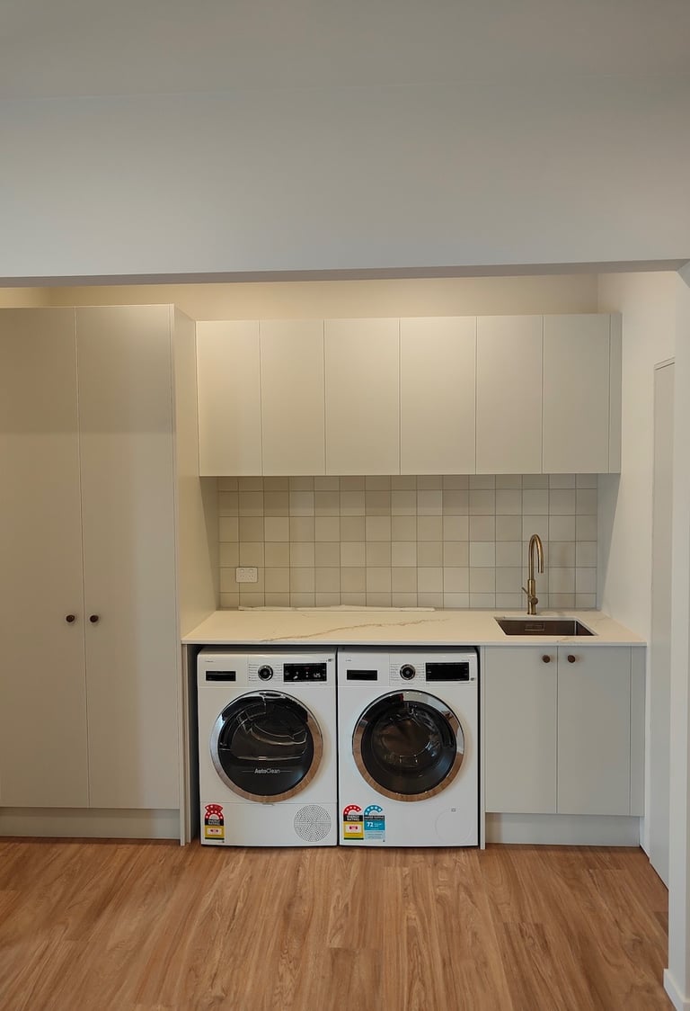 Custom Laundry cabinets