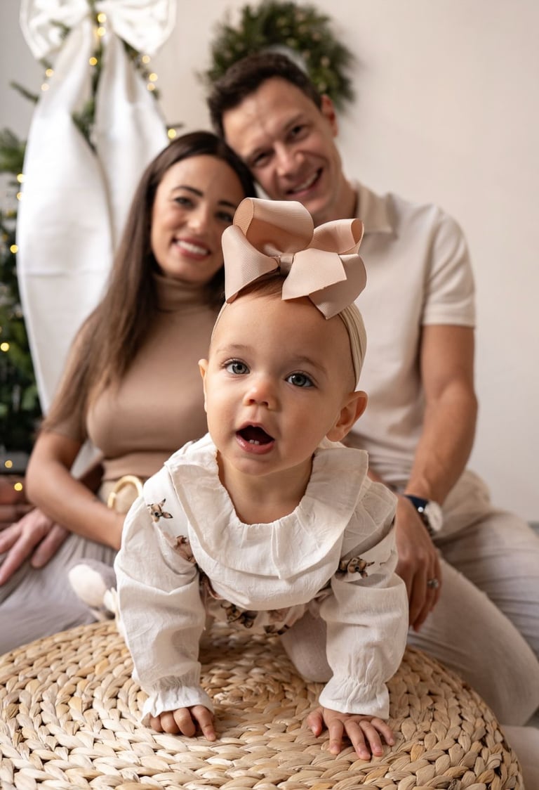Family Christmas Photoshoot in Brighton