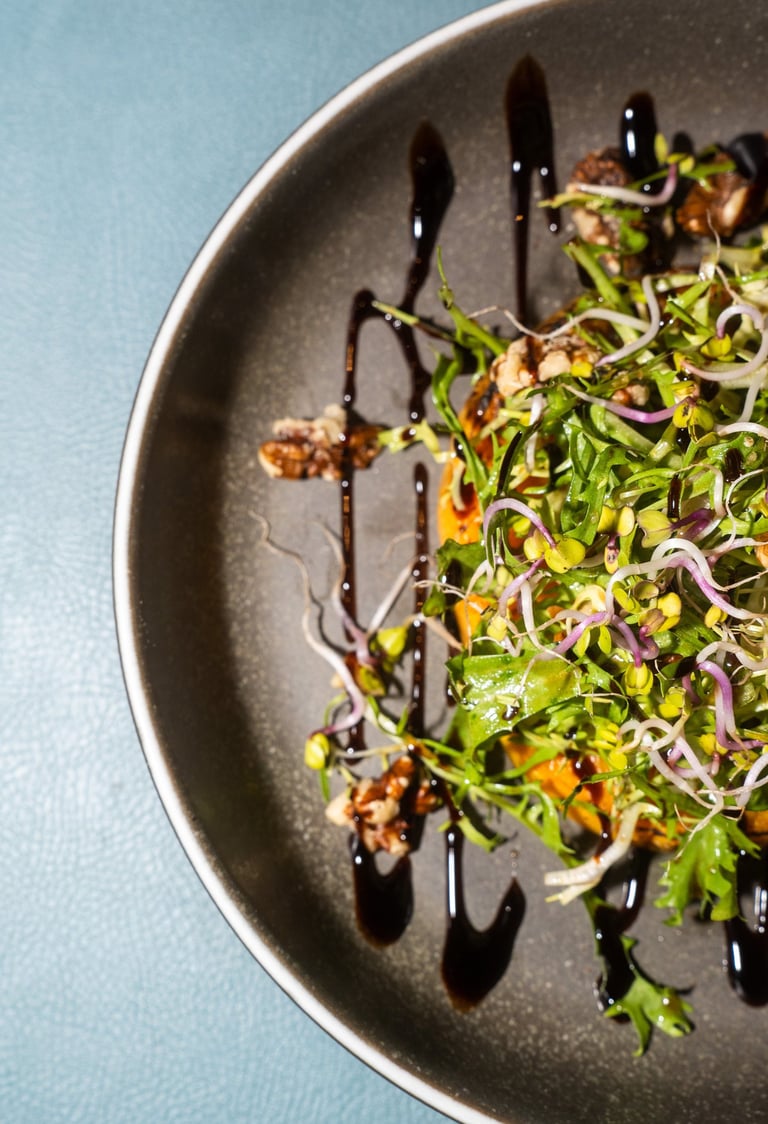 Focus sur un plat du restaurant du Courtyard Arcueil