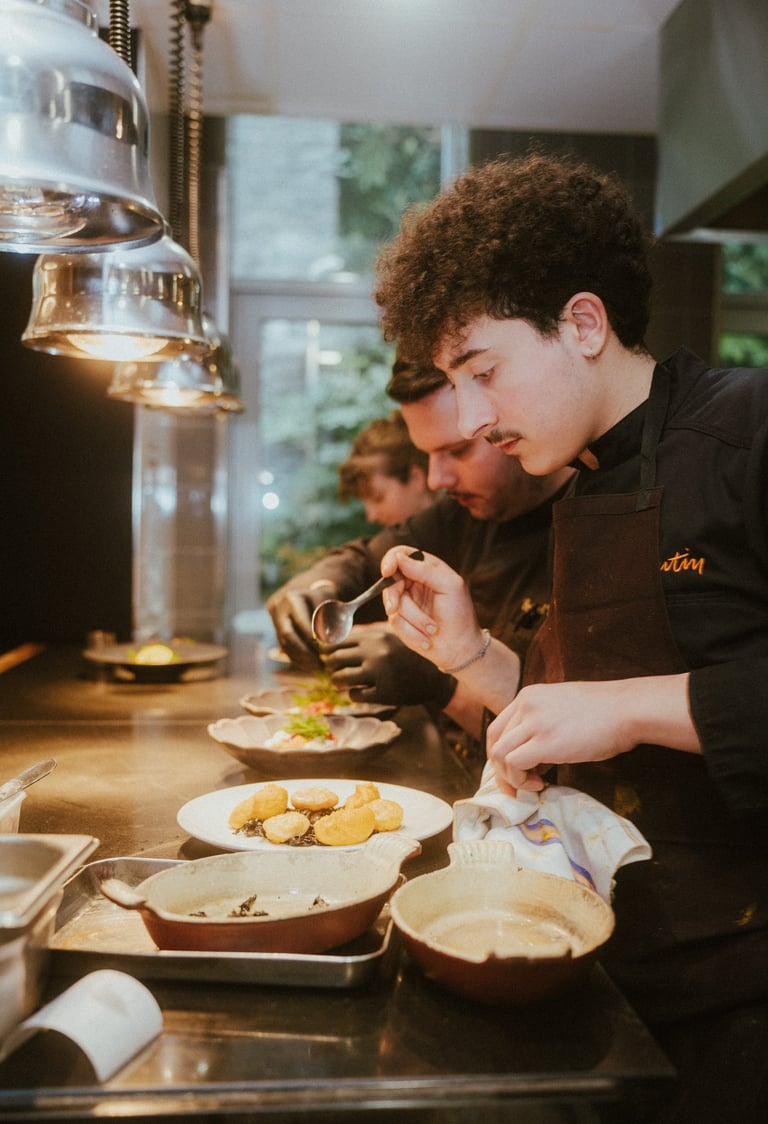 Cuisiniers du restaurant Martin Paris