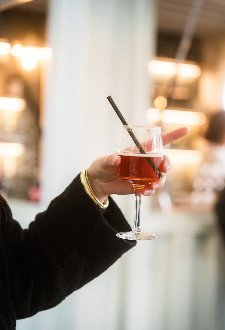 Verre de spritz à Paris