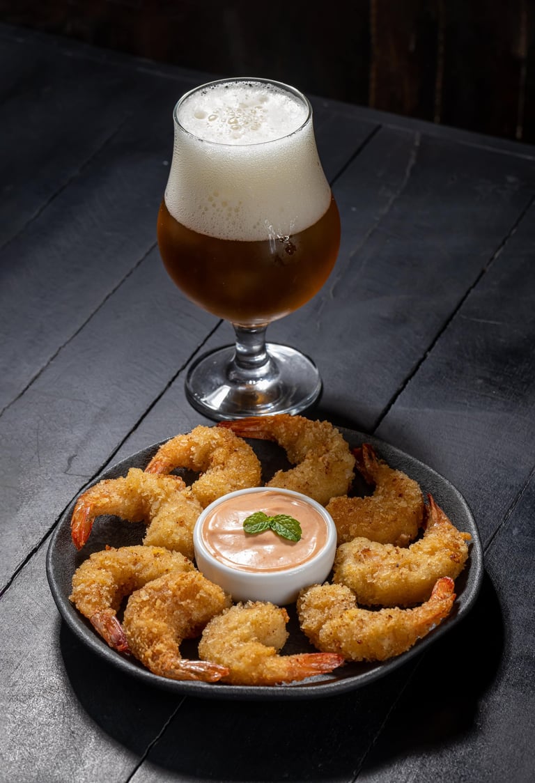 Camarão recheado com Catupiry e empanado – linha petiscos