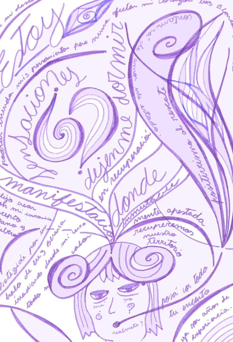 un dibujo sobre el insomnio