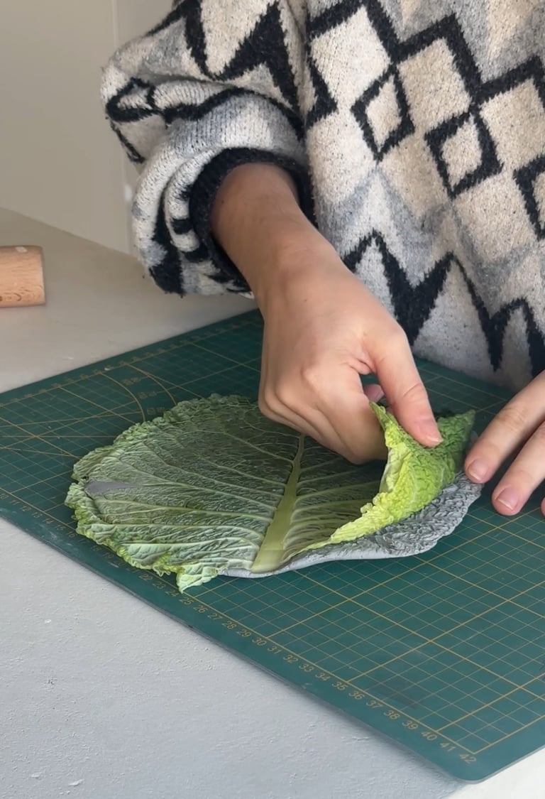 coupelle chou argile autodurcissante diy