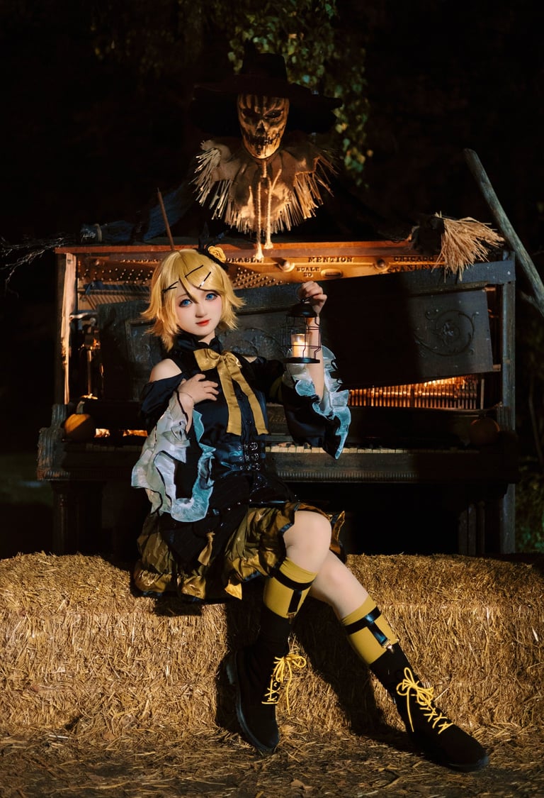 halloween, portait, montreal