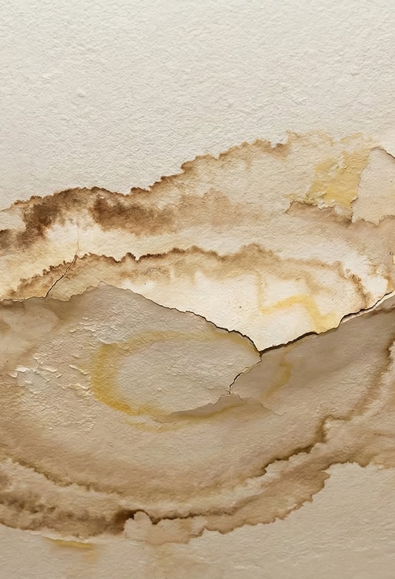 Water damage ceiling Needham MA