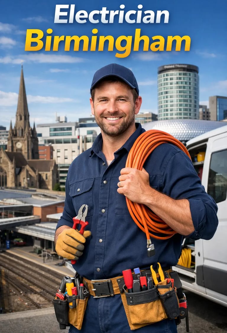 Electrician Birmingham ready for the electrician job