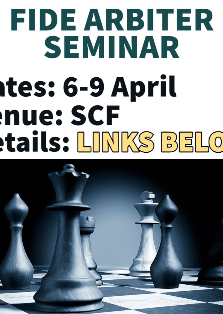 FIDE Arbiter Seminar in Singapore. FIDE Arbiter Chess Seminar. Singapore Chess Federation