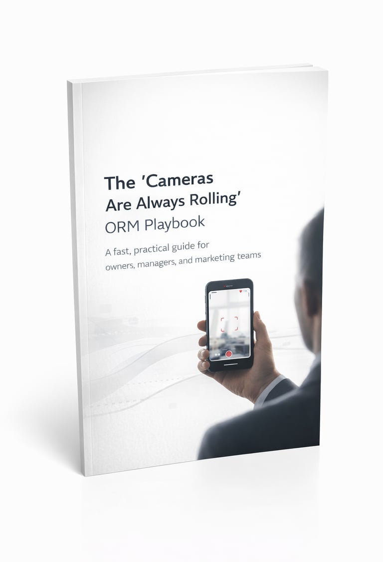 The 'Cameras Are Always Rolling' ORM Playbook