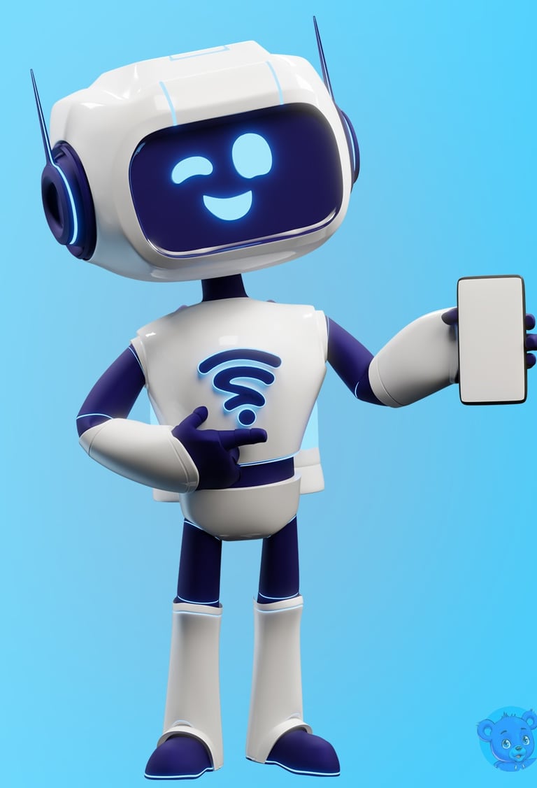 mascote 3D e personagem 3D