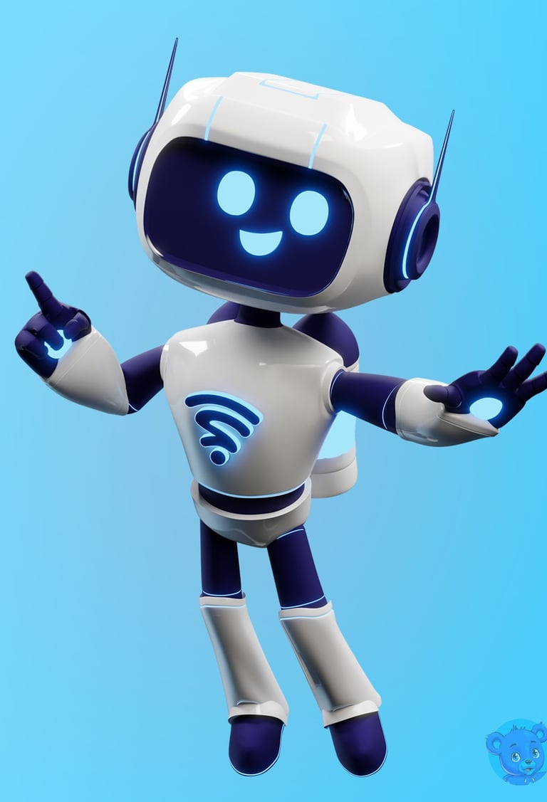 mascote 3D e personagem 3D