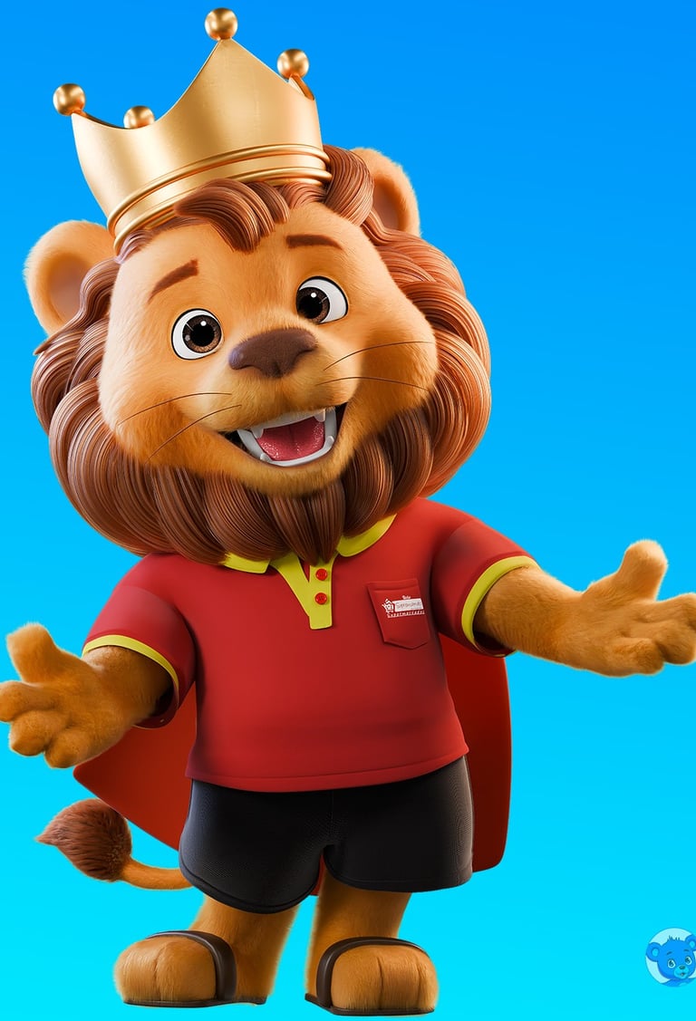 mascote 3D e personagem 3D
