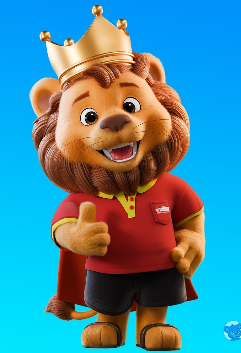 mascote 3D e personagem 3D