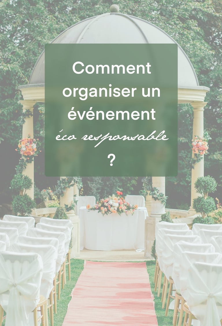Comment organiser un événement éco responsable ?