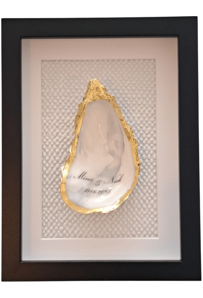 Oester huwelijk ingelijst