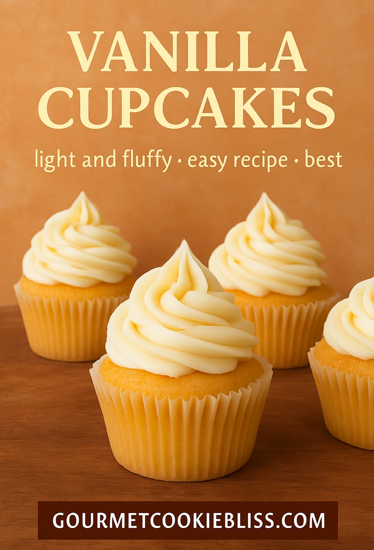 light and fluffy vanilla cupackes