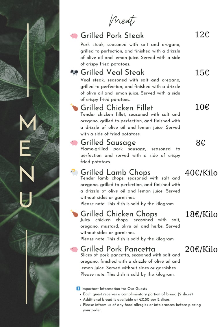 Fresh Grilled Meat , The Sunset Drift Tavern at John's Guesthouse