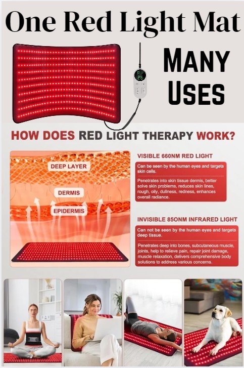 Red Light Therapy Mat for Whole Body Wellness