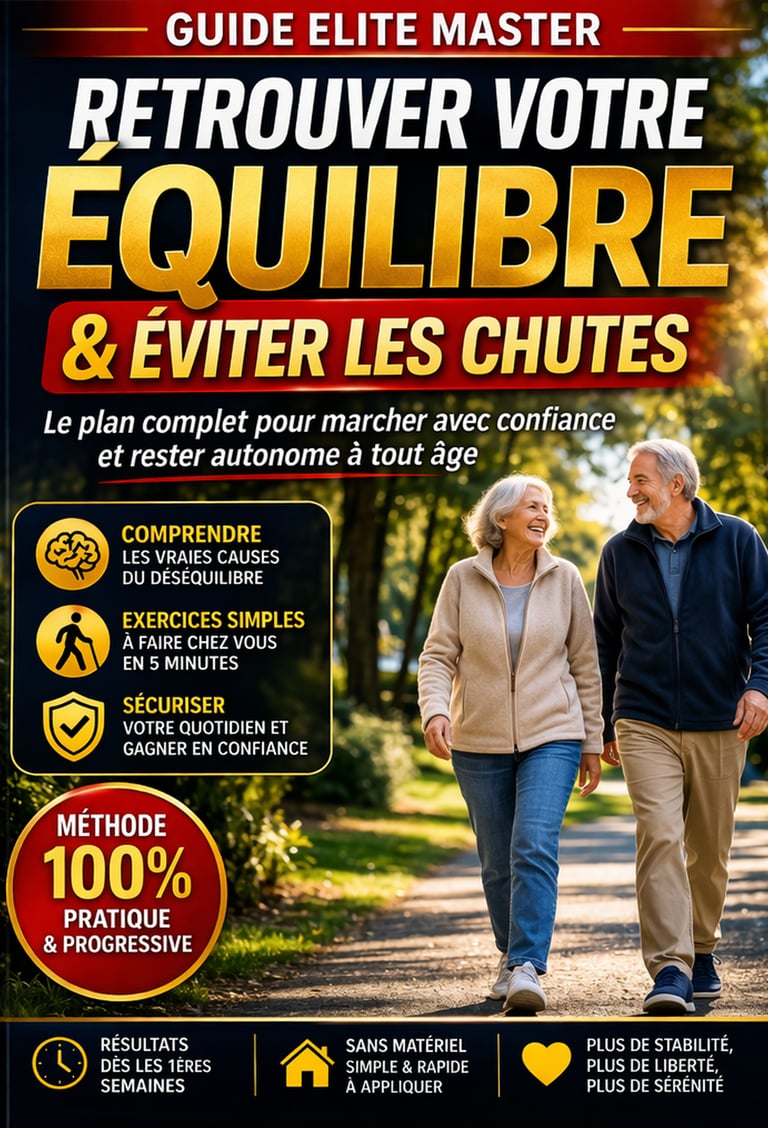 Après 60 ans, la perte d’équilibre peut annoncer une chute. Découvrez les signes à ne jamais ignorer