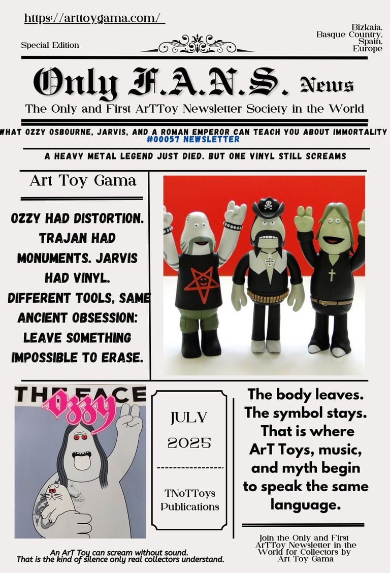 ozzy osbourne james jarvis the face magazine art toys