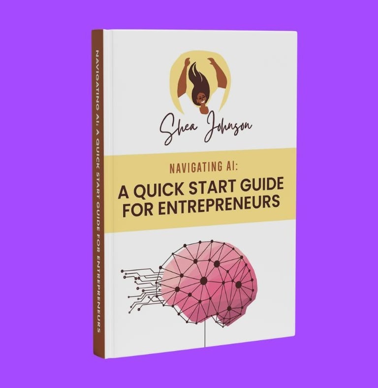 a book cover of a book titled ai quick start guide for entrepreneurs