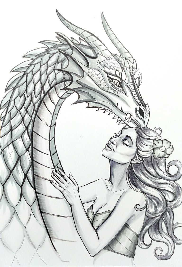 Self portrait of artist and book boyfriend.