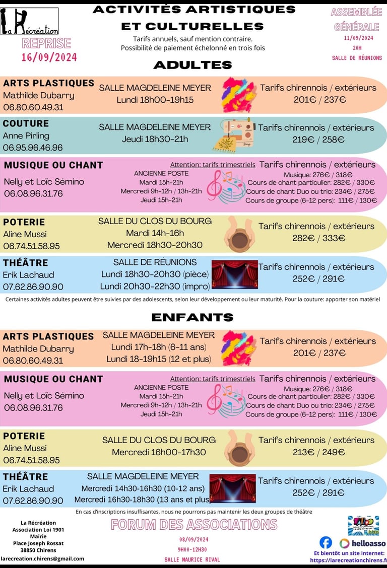 Plaquetet d'activité 2024-2025 page 1