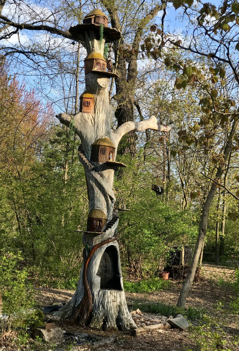 oak fairy house