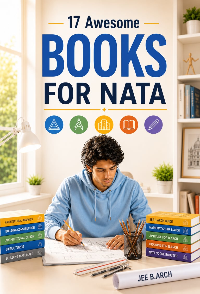 NATA Books for Drawing and Aptitude Preparation