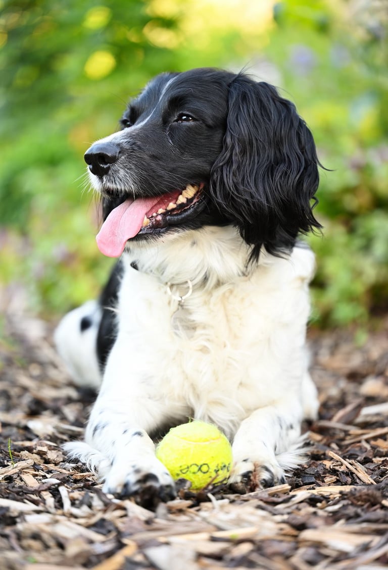 Dog & ball