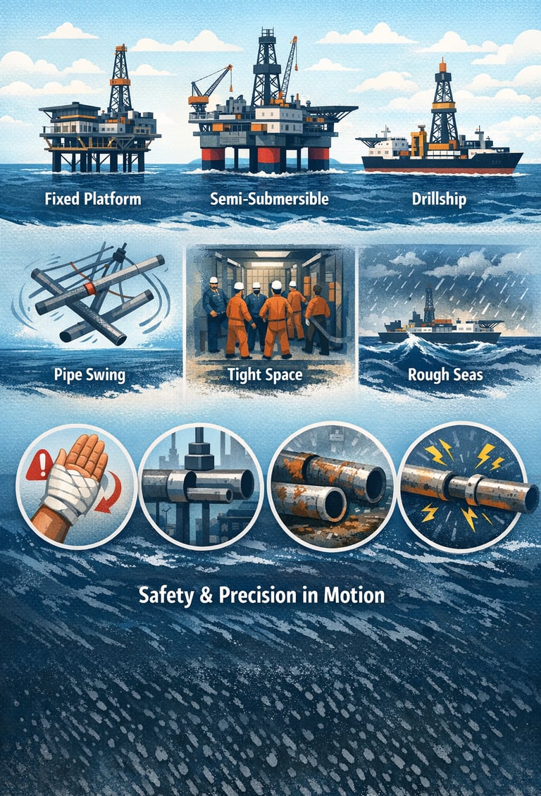 PSC ROUGHNEK Push-Pull Pole™ | Oilfield Push Pull Tool for Rig Floor Pipe Handling