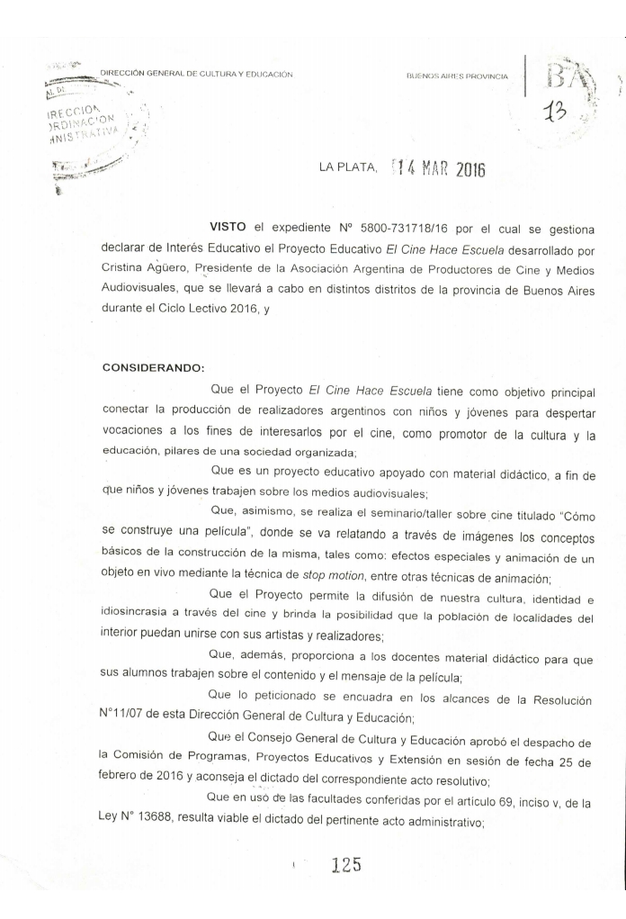Consejo General de Cultura y Educación de la Pcia. de Buenos Aires