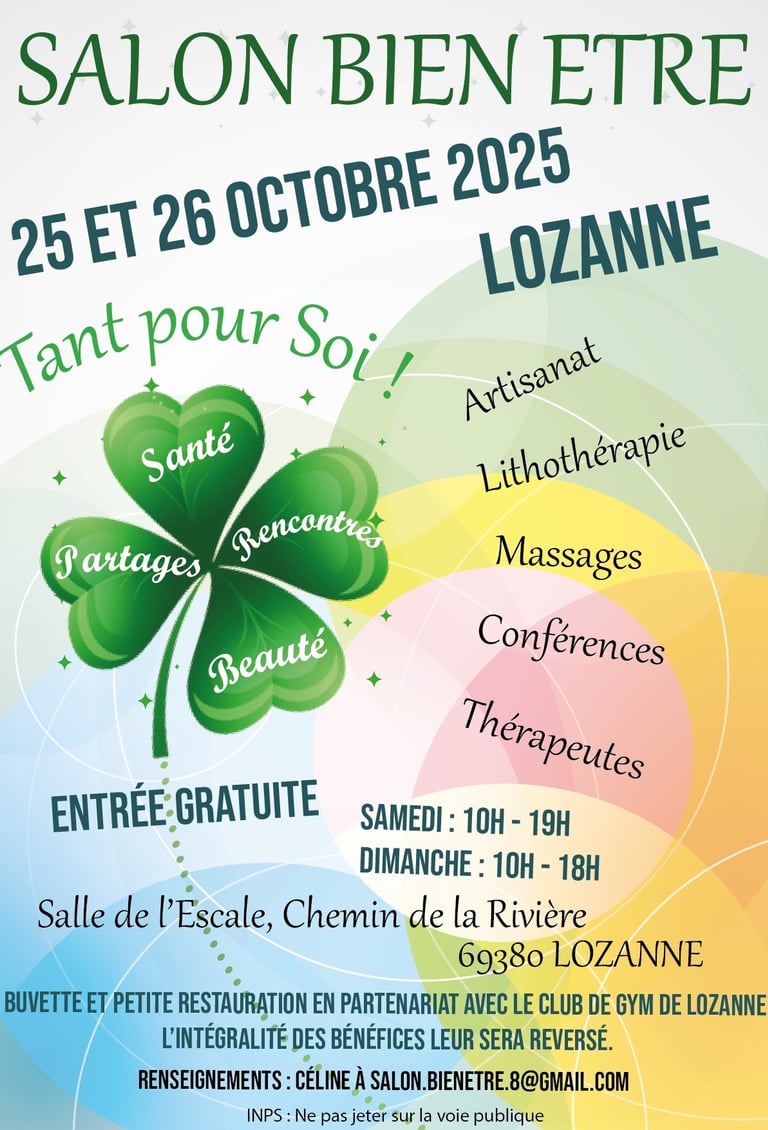 Salon lozanne 25 et 26 octobre 2026
