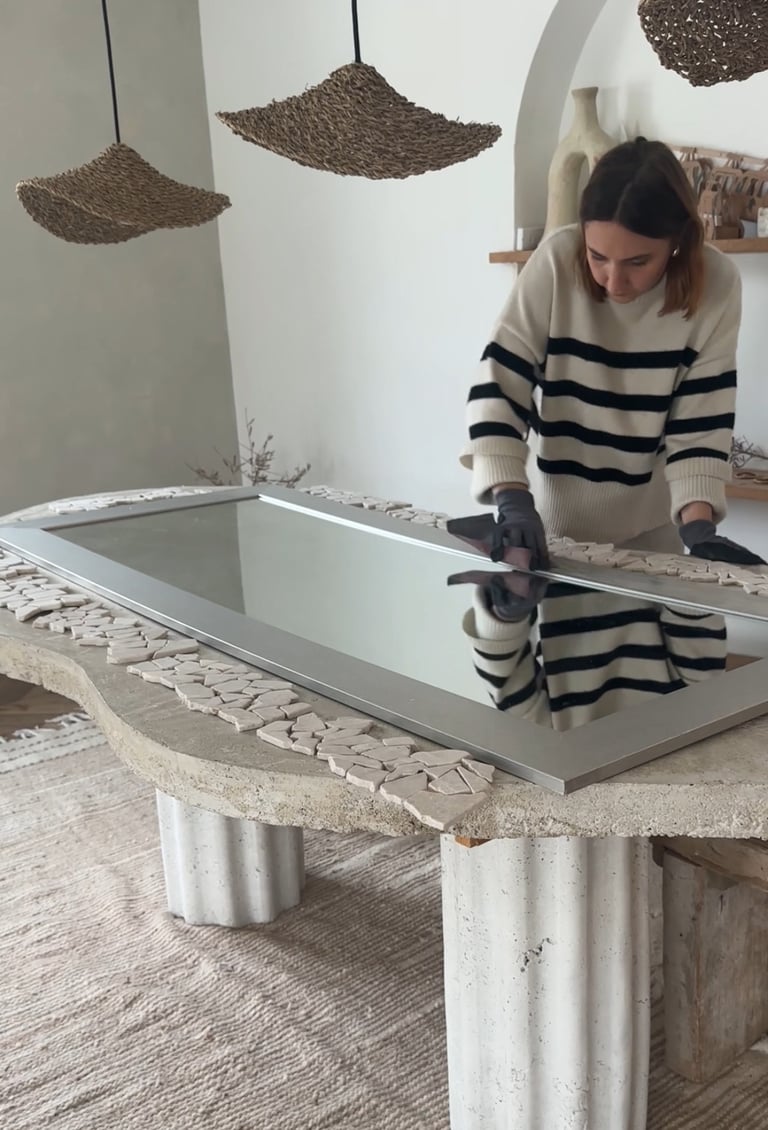 upcycling miroir idée