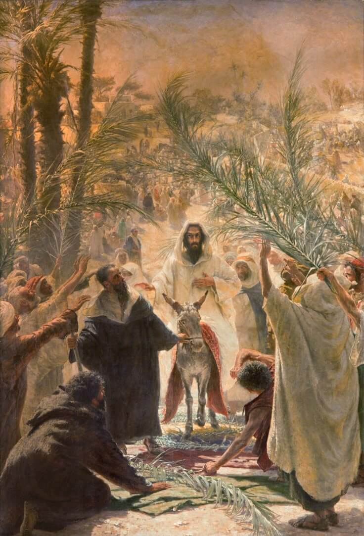 Jesus's triumphant entry into Jerusalem