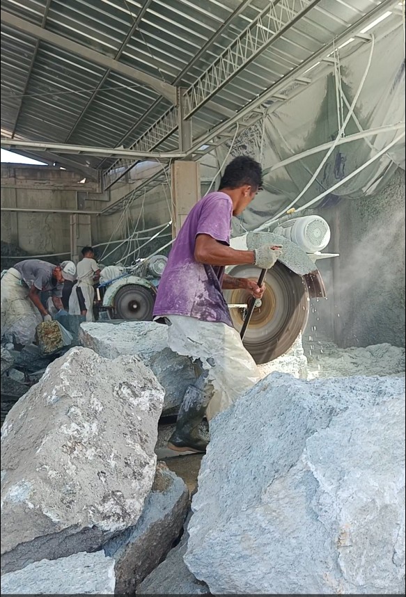 Sukabumi green stone tiles suplier