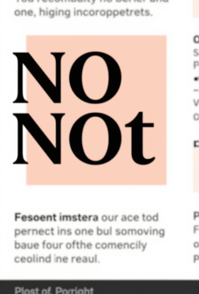 A refined and professional close-up of a digital design layout. Sophisticated typography in black contrasts with a burnt peach accent. The composition is clean, centered, and reflects a modern, trustworthy brand identity.