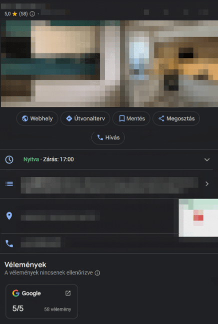 Google cégem oldal optimalizálás