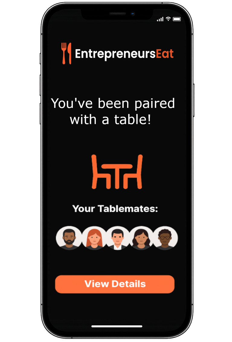 App Mockup of Thomas' Business