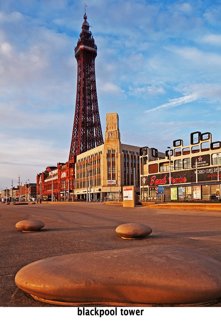 blackpool tower and promenade