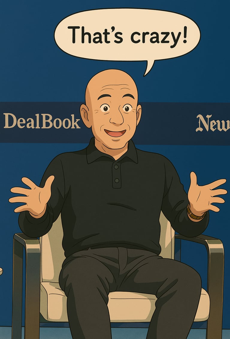 Bezos saying "That´s crazy!"