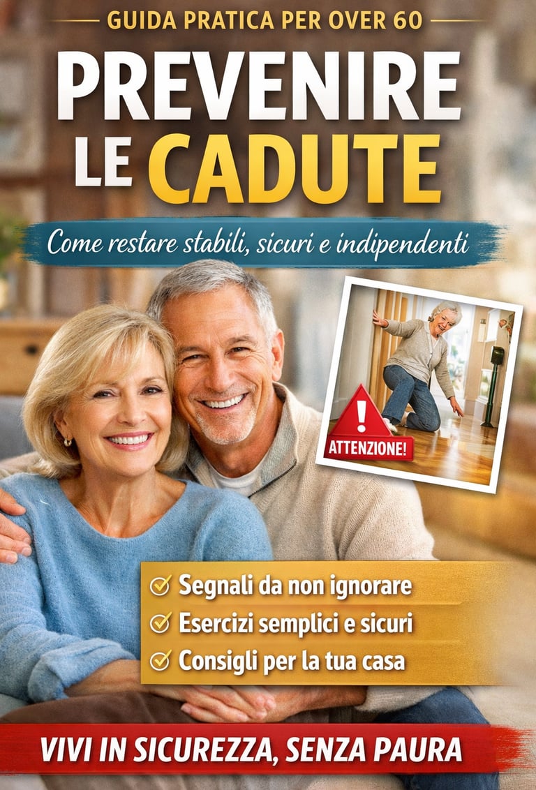 Prevenire le cadute dopo i 60 anni: segnali, cause e soluzioni pratiche per restare sicuri e indipen