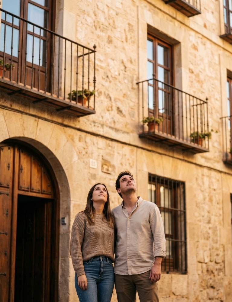 Pareja buscando primera vivienda