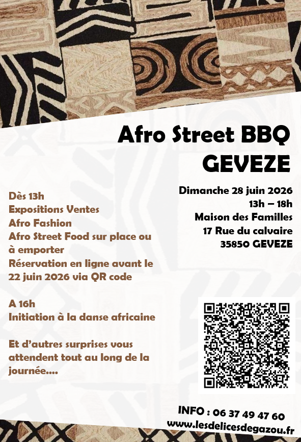 Photo afro street barbecue